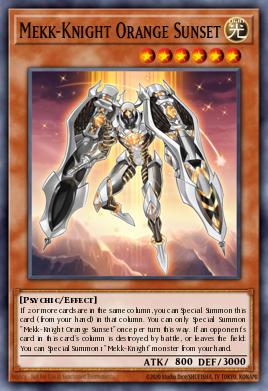 Mekk-Knight Orange Sunset EXFO-EN016