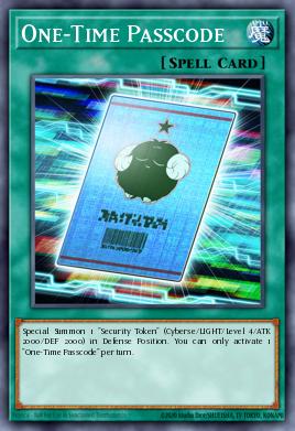 One-Time Passcode EGS1-EN031