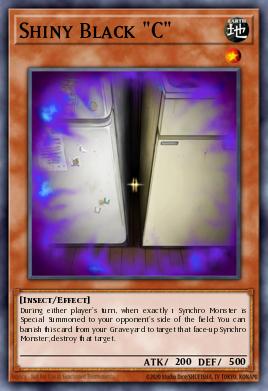 Shiny Black "C" DL14-EN007