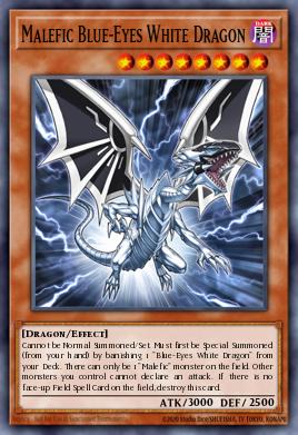 Malefic Blue-Eyes White Dragon OP13-PT030