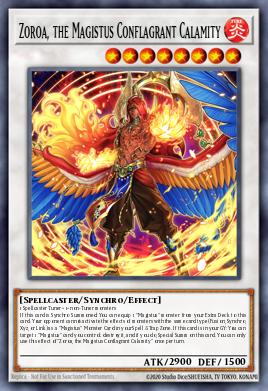 Zoroa, the Magistus Conflagrant Calamity BLGG-EN093