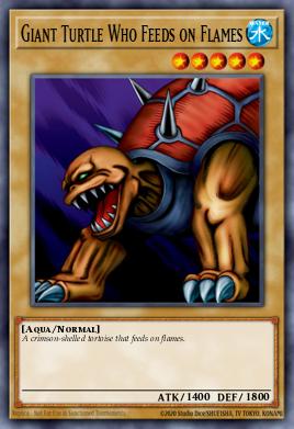 Giant Turtle Who Feeds on Flames SRL-022