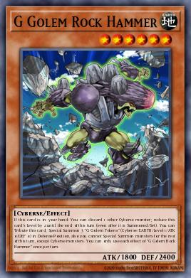 G Golem Rock Hammer BLCR-EN040