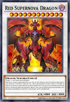 Red Supernova Dragon SDCK-EN044