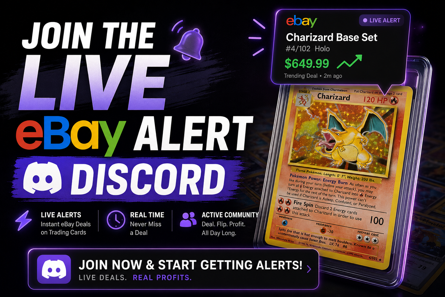 Join the CardVeil live eBay alert Discord