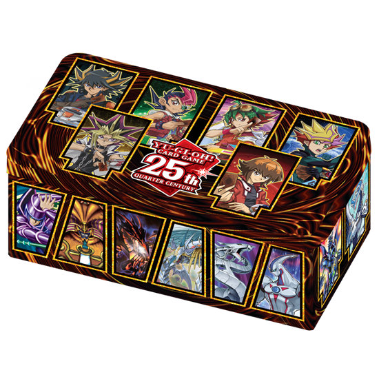 25th Anniversary Tin: Dueling Heroes Mega Pack Tin Case